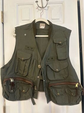Vintage Filson Fly Fishing Vest -  - Pristine Condition -  Large  100% Cotton